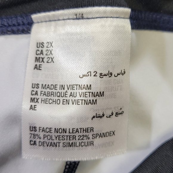 NWT 🔖Ideology Blue Black Snakeskin Leggings Size 2X - Picture 7 of 15